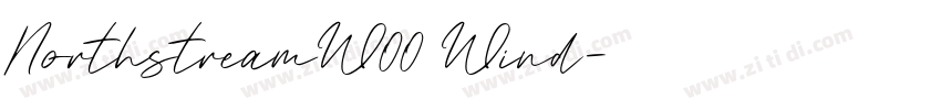 NorthstreamW00 Wind字体转换